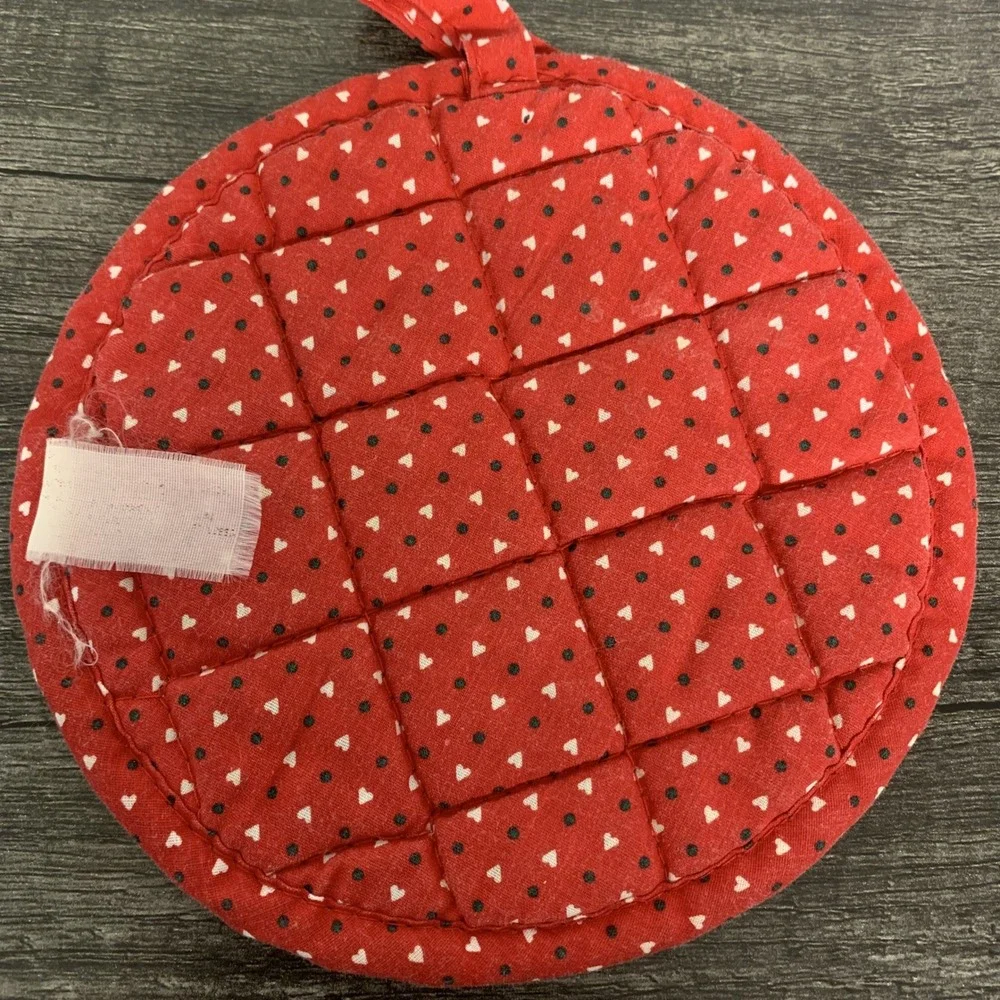 Vintage Christmas Teddy Bear Band Pot Holder Holiday Kitchen‎ Decor